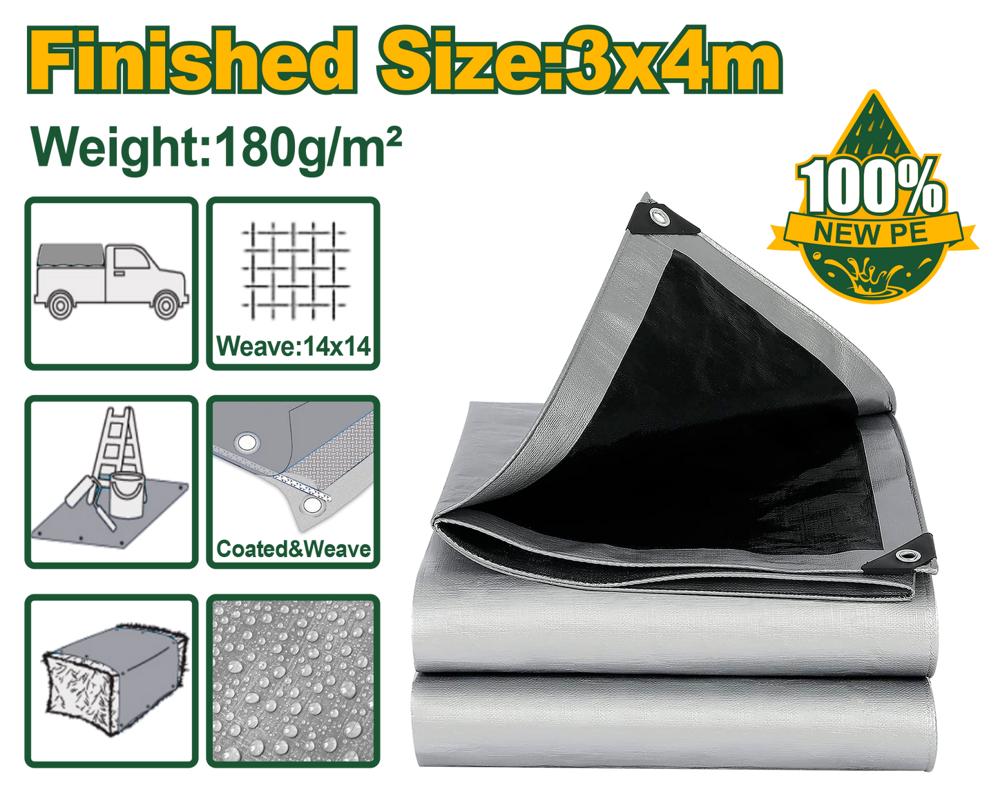 شادر سكني ثقيل قياس 4*3 من جادايفر -Jadever