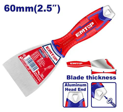 مشحاف يد ربر ثقيل 60 ملم EMTOP EPTLA06002