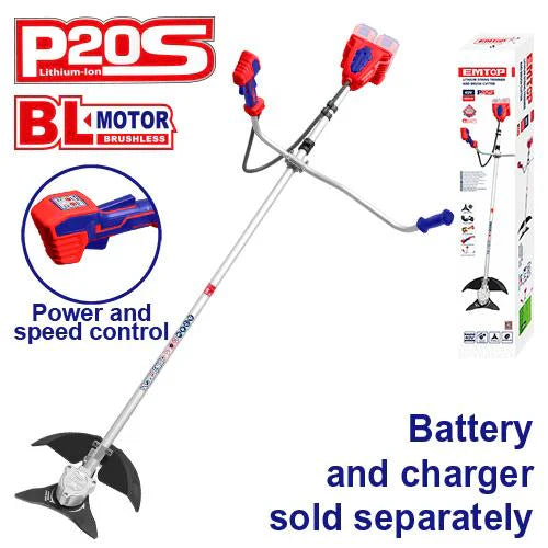 قاطع الأعشاب وفرامة الحشائش اللاسلكية 40 فولت - EMTOP ELMR20018