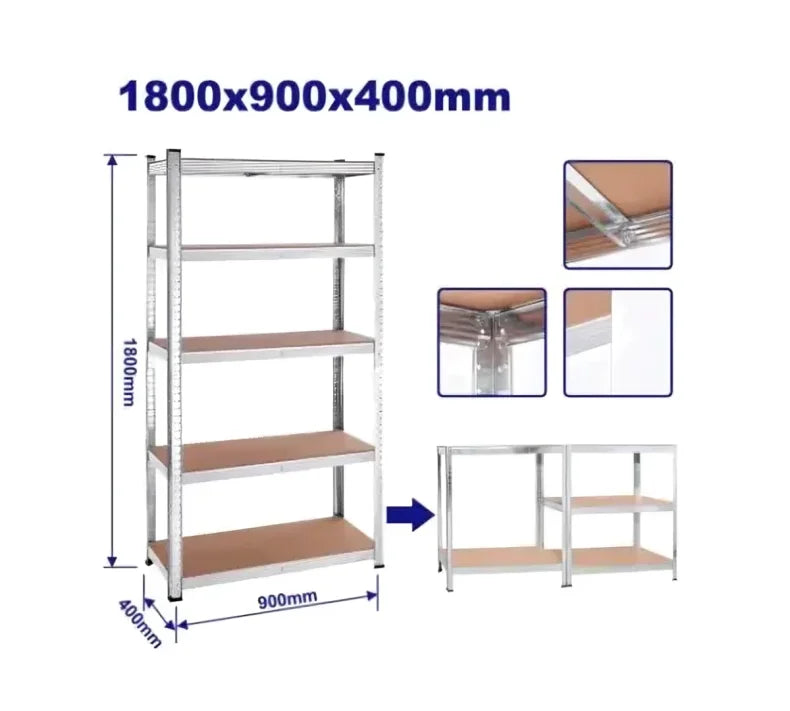 رفوف تخزين كبير 1800×900×400 مم EMTOP EMTS1A94