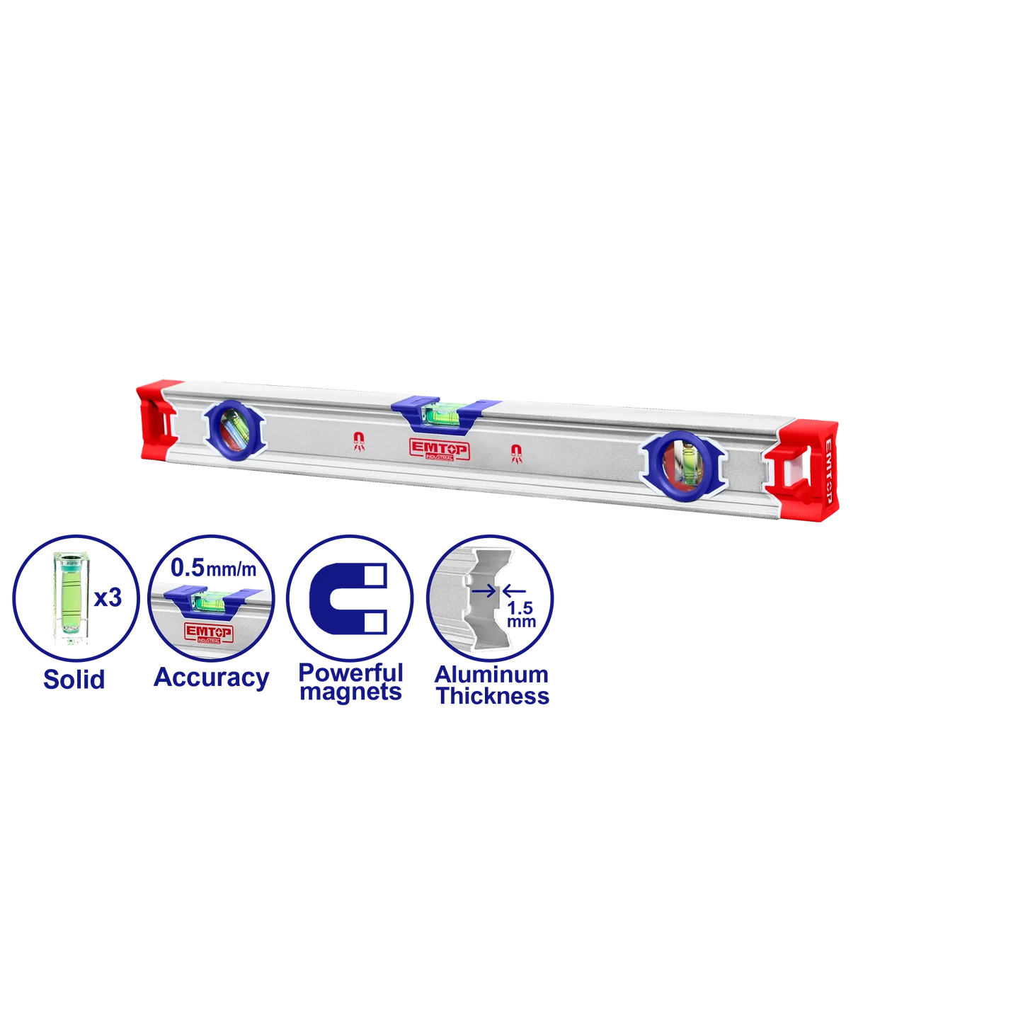 ميزان ماء ثقيل مغناطيسي – 40 سم EMTOP ESLL34001