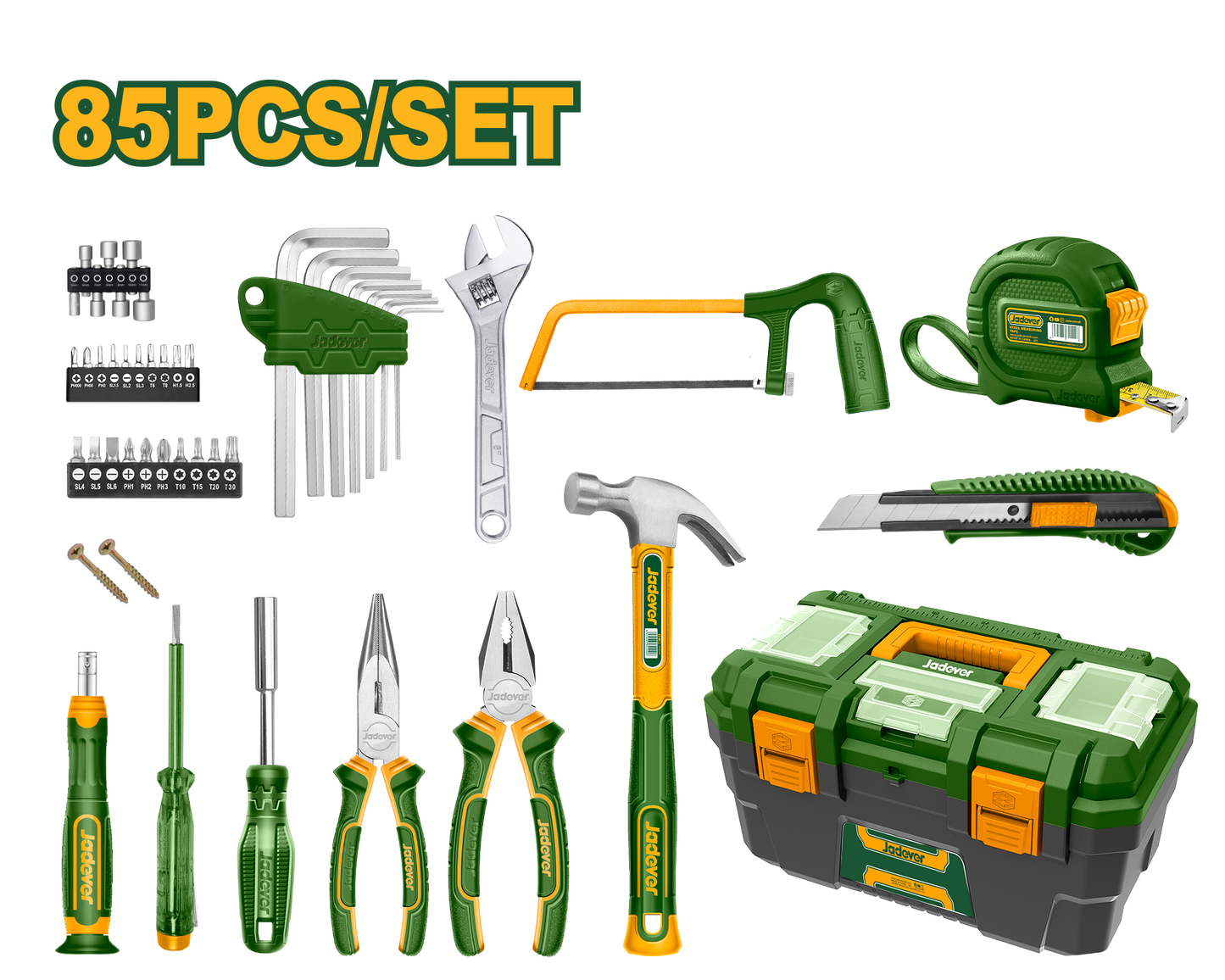 صندوق عدة 85 قطعة من جادايفر JADEVER