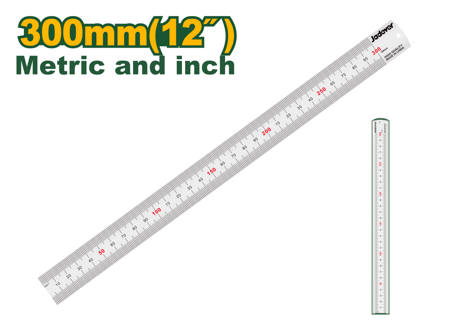 مسطرة فولاذية بطول 300 مم من جادايفر JADEVER