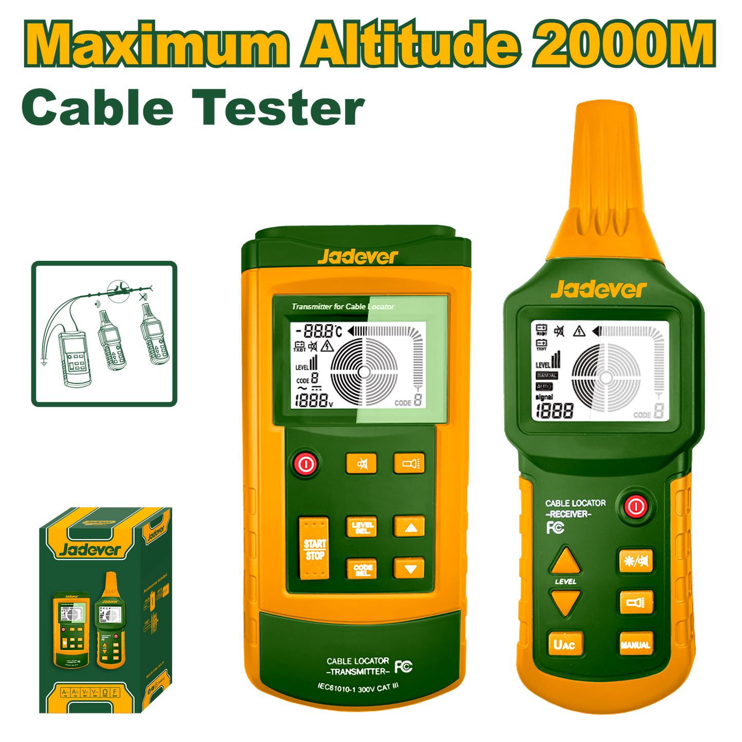 جهاز تتبع الكابلات من جادايفر - Jadever