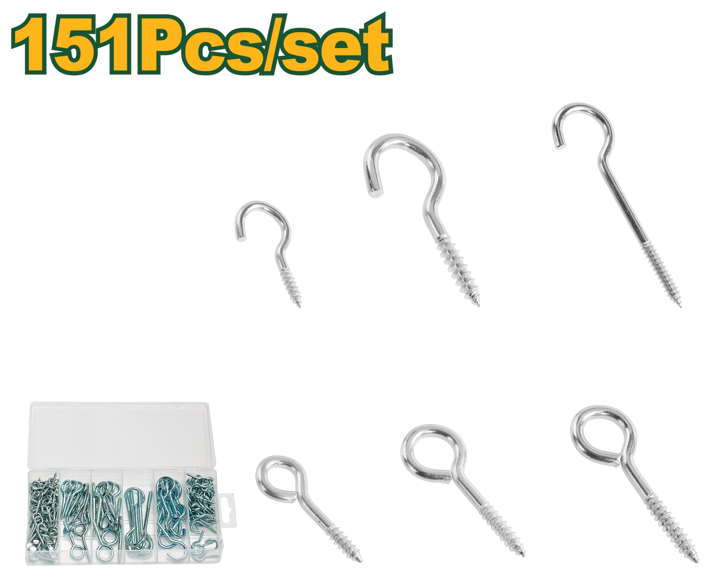 مجموعة علقات برغي متنوعة 151 قطعة من جادايفر Jadever