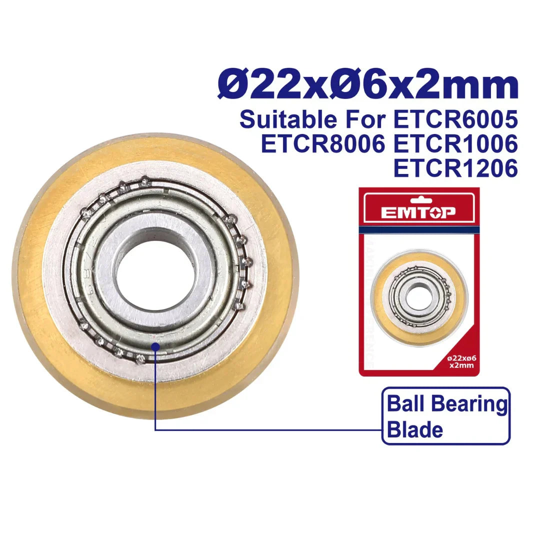 شفرات شديدة التحمل لمقص بلاط كبير الحجم EMTOP ETCR6005B