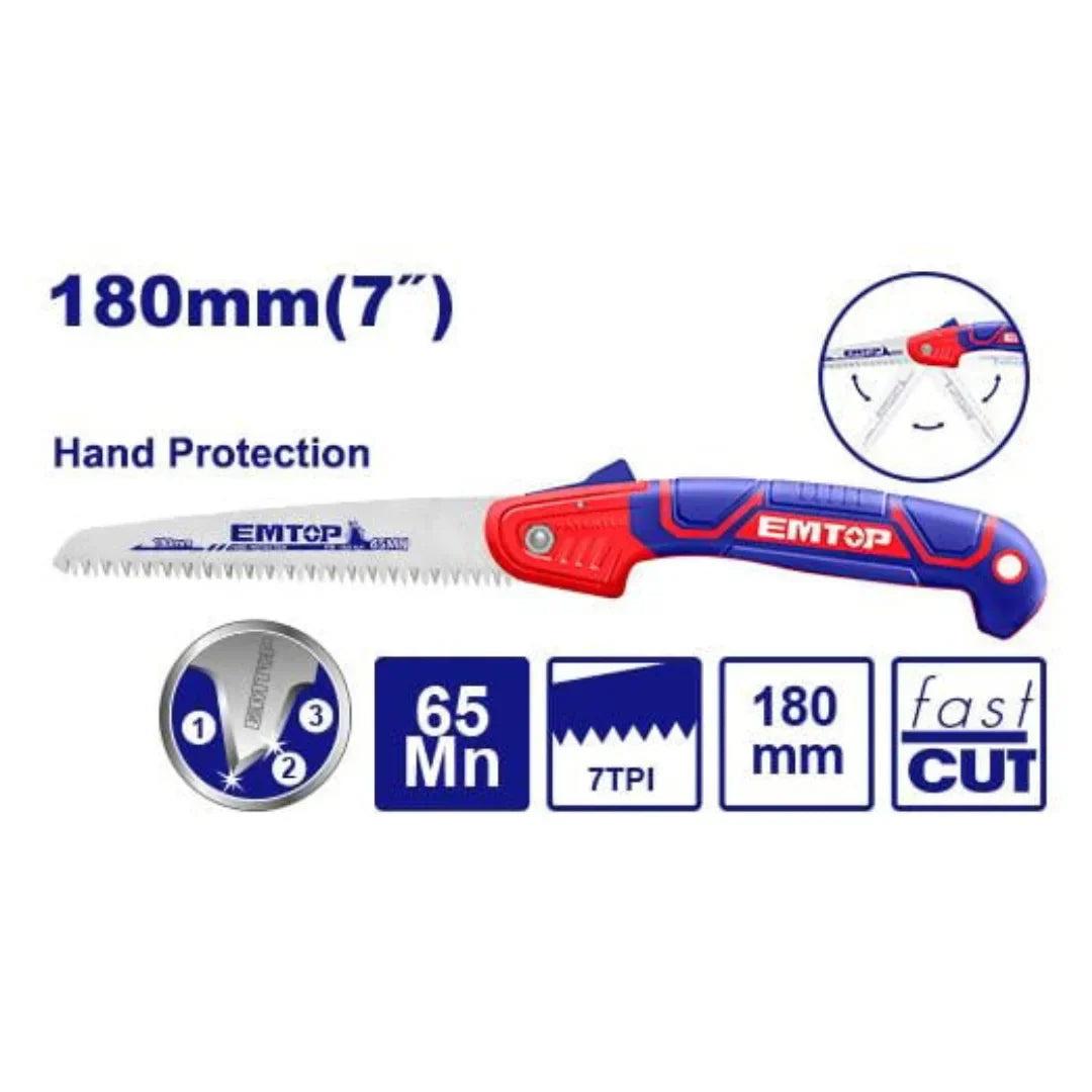 منشار شجر طوي 7 انش EMTOP EHASF1801