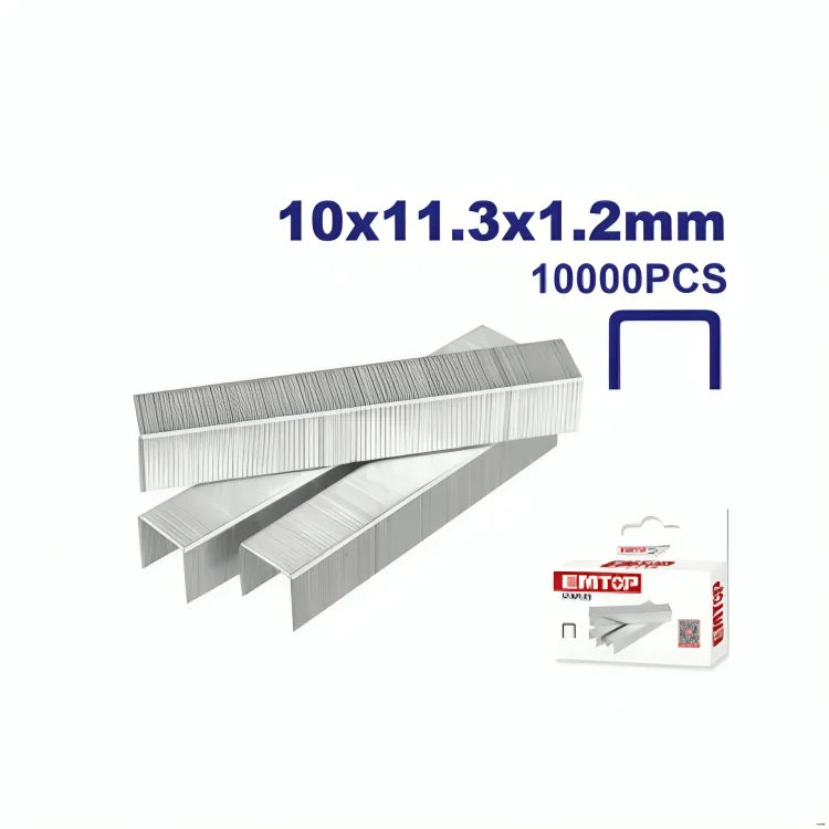 اسم المنتج: كبسات مكبس تنجيد 10 مم - 1000 قطعة EMTOP ENAL0210