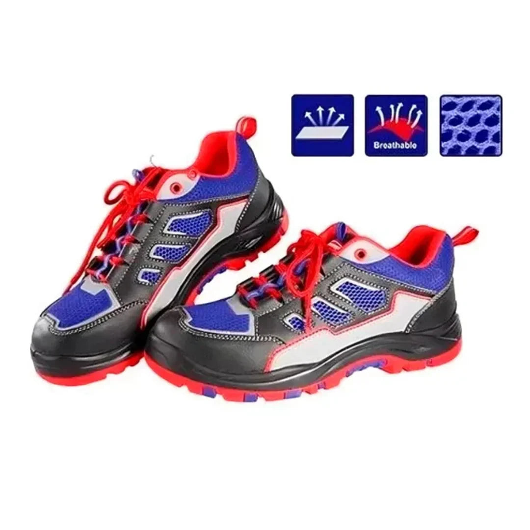 حذاء سيفتي شمواه لون أزرق برقبة قصيرة من EMTOP