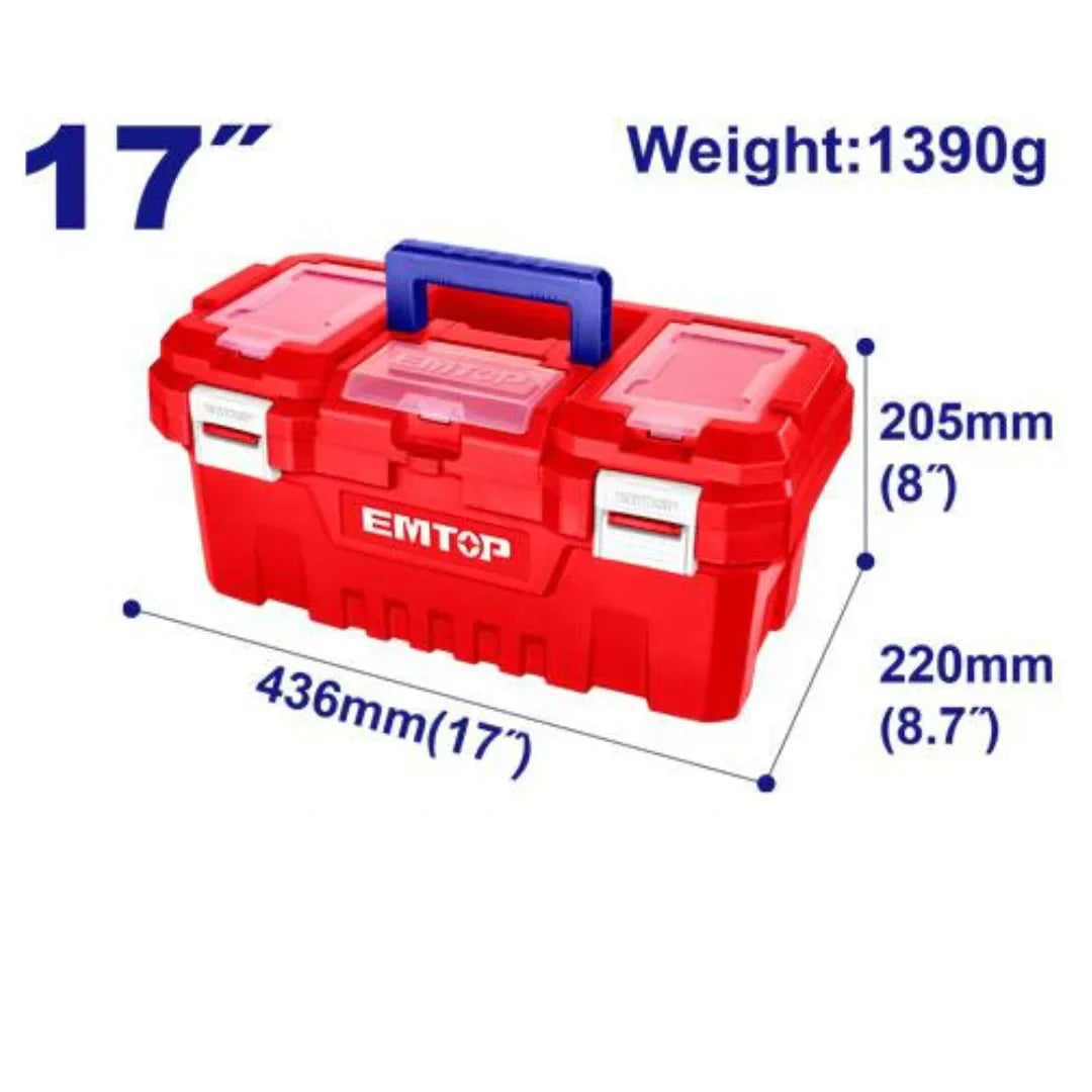 صندوق عده بلاستيك 17 انش EMTOP EPBX1701