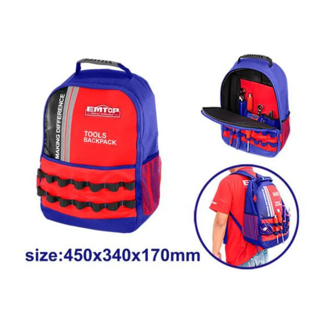 حقيبة ظهر للأدوات EMTOP ETBG58185