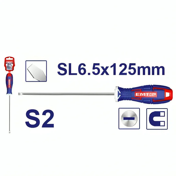 مفك عادي ثقيل EMTOP ESDRSL6502 Slotted
