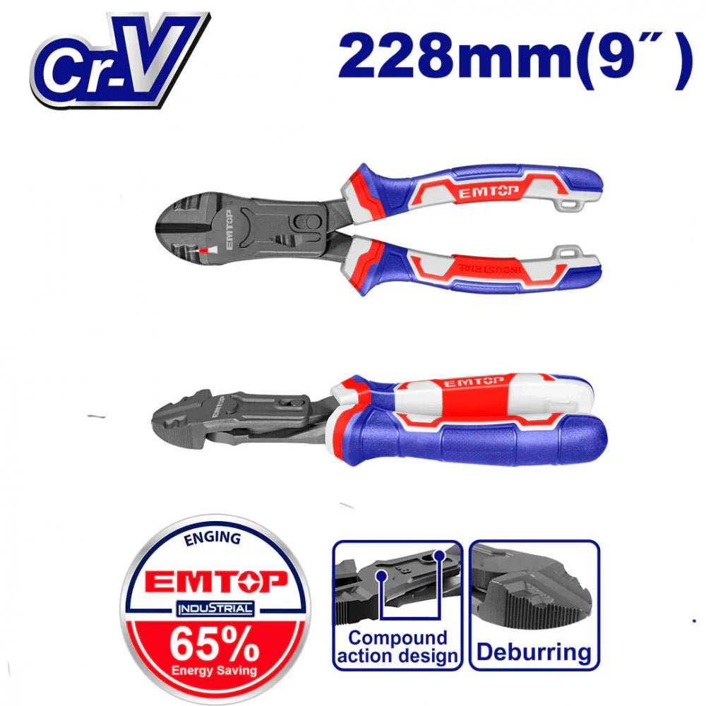 قطّاعة قص جانبي ثقيلة عالية القوة EMTOP EPLRCD0951