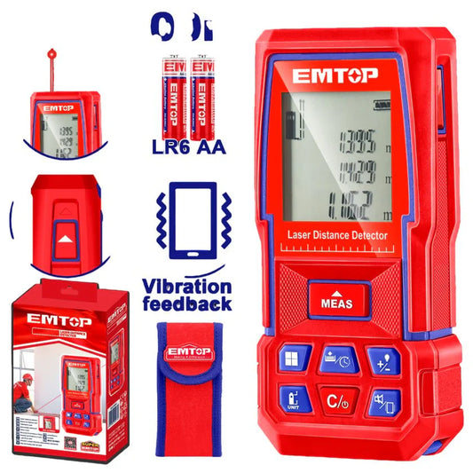 متر ليزر  EMTOP ELDD1008