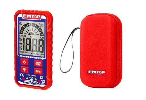 ساعة قياس ملتي ميتر ديجيتال مع شنتهEMTOP EDMR160013