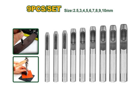 طقم زمبة 9 قطع قياس 2.5-10 ملم من جاديفر