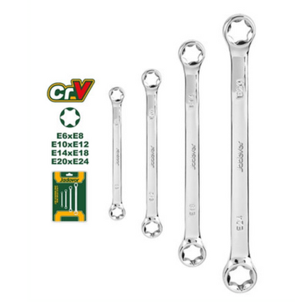 طقم مفاتيح رنك نجمة 4 قطع من جاديفر-Jadever