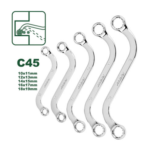 طقم رنج هلال اعوج 8-22 من جادايفر Jadever