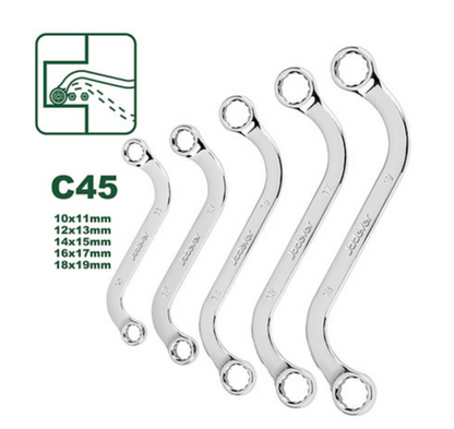 طقم رنج هلال اعوج 8-22 من جادايفر Jadever