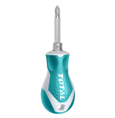 مفك قلاب 2في 1 طبة قصير من TOTAL