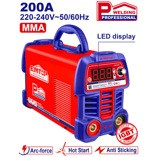 آلة لحام MMA عاكسة EMTOP 200A