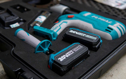 مقص كيبل هيدروليك شحن مع 2 بطارية 4 امبير وشاحن من Total