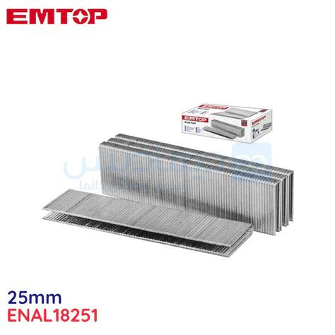 مسامير براد مقاس 25mmوقياس 18
