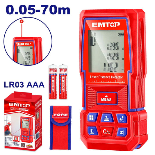 متر ليزر 70 متر  EMTOP ELDD0701