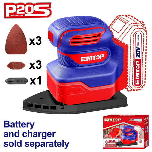 جهاز الصنفرة اليدوي اللاسلكي EMTOP ELPS2014