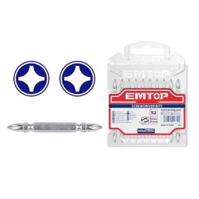 مجموعة رؤوس مفكات براغي مغناطيسية مزدوجة الأطراف - PH2 × 65