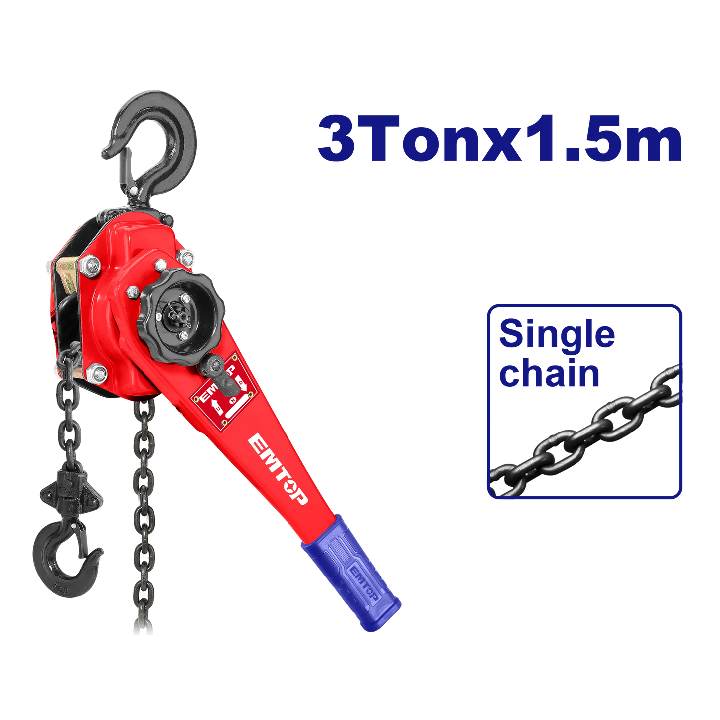 بلانكو سحب يدوي 3 طن  EMTOP ECBK2030