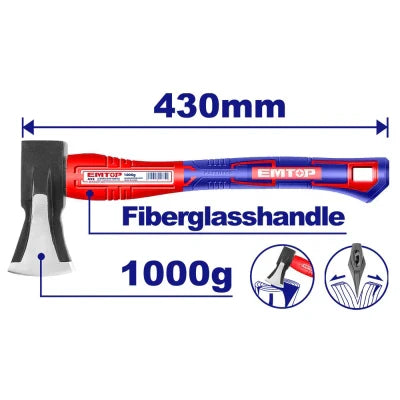 فأس بمقبض EMTOP EHAMAF0101