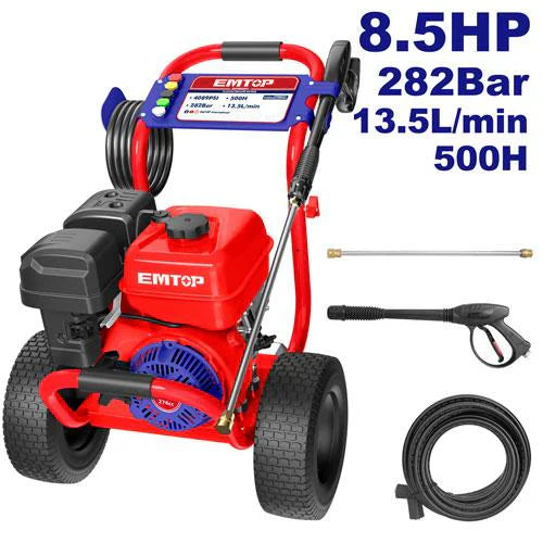 غسالة الضغط العالي EMTOP تعمل بالبنزين بقوة 8.5HP