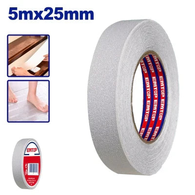 شريط مانع تزحلق شفاف 5 متر EMTOP EMPN3525  PEVA