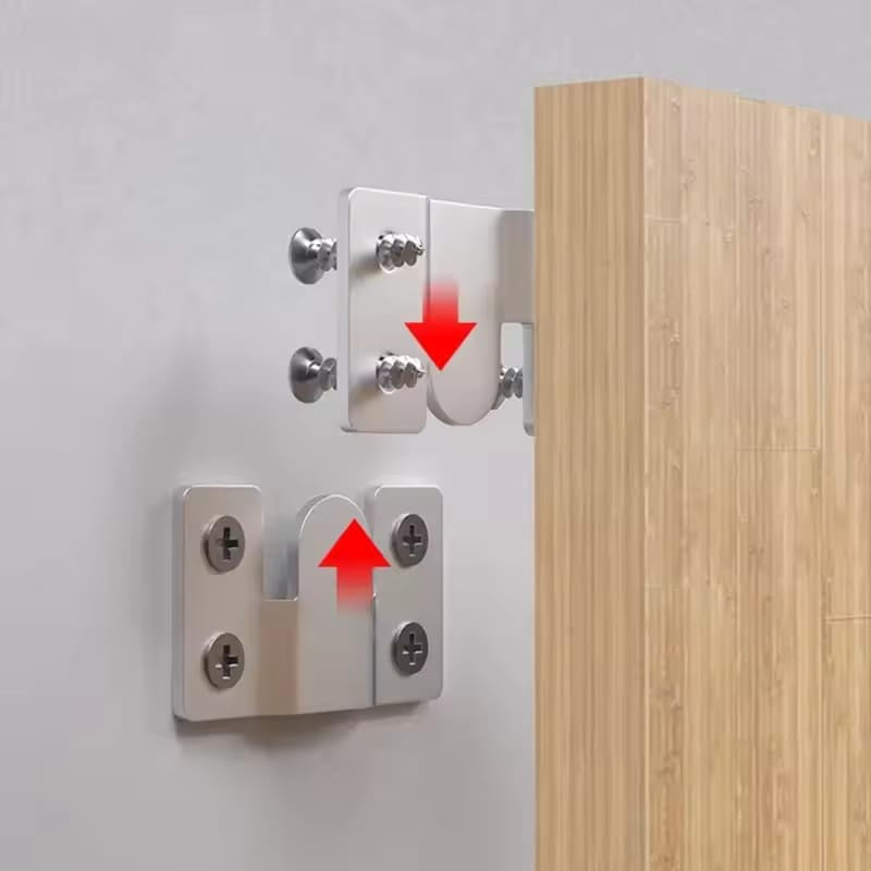 حوامل تثبيت مخفية من الستانلس ستيل – تعليق قوي وآمن للصور والمرايا ورؤوس الأسرّة (10 قطع)