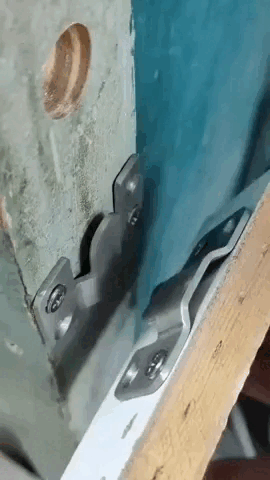 حوامل تثبيت مخفية من الستانلس ستيل – تعليق قوي وآمن للصور والمرايا ورؤوس الأسرّة (10 قطع)