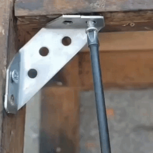 زاوية تثبيت معدنية 90 درجة متعددة الاستخدام – دعامة زاوية مثلثة لتعزيز الأثاث بقوة وثبات