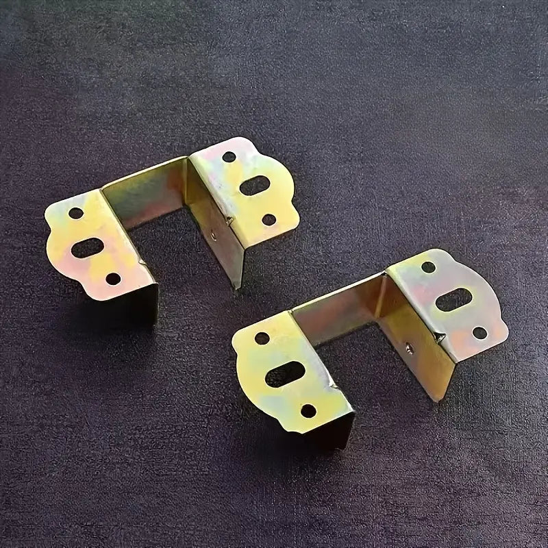 حامل معدني على شكل U متعدد الاستخدامات لتثبيت الأثاث والهياكل الخشبية