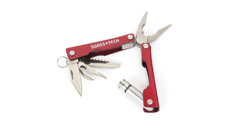 زرادية متعددة 8  احمر Swiss Tech / 8-IN-1 MINI MULTI TOOL