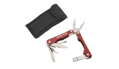 زرادية متعددة 8 احمر Swiss Tech / 8-IN-1 MINI MULTI TOOL