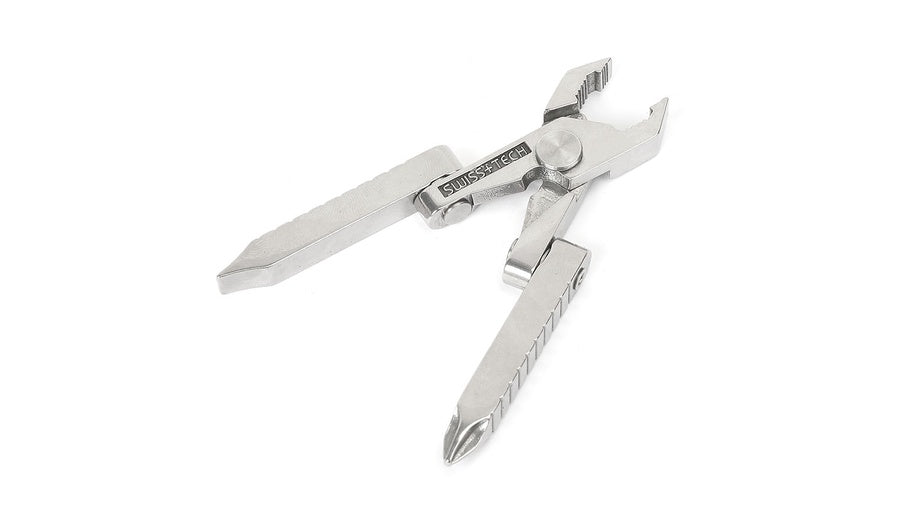 ميدالية أداة متعددة الوظائف 6 في 1 – Swiss Tech ST50022 | أداة صغيرة لحلقة المفاتيح 6 في 1 من سويس تك (ST50022)