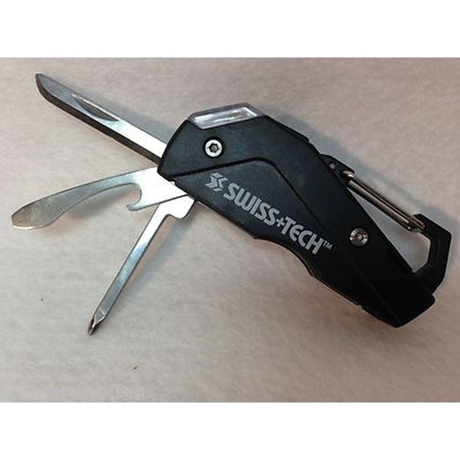 أداة متعددة الوظائف 6 في 1 مع كشاف – Swiss+Tech ST33400 | سويس + تك ST33400 أداة متعددة 6 في 1