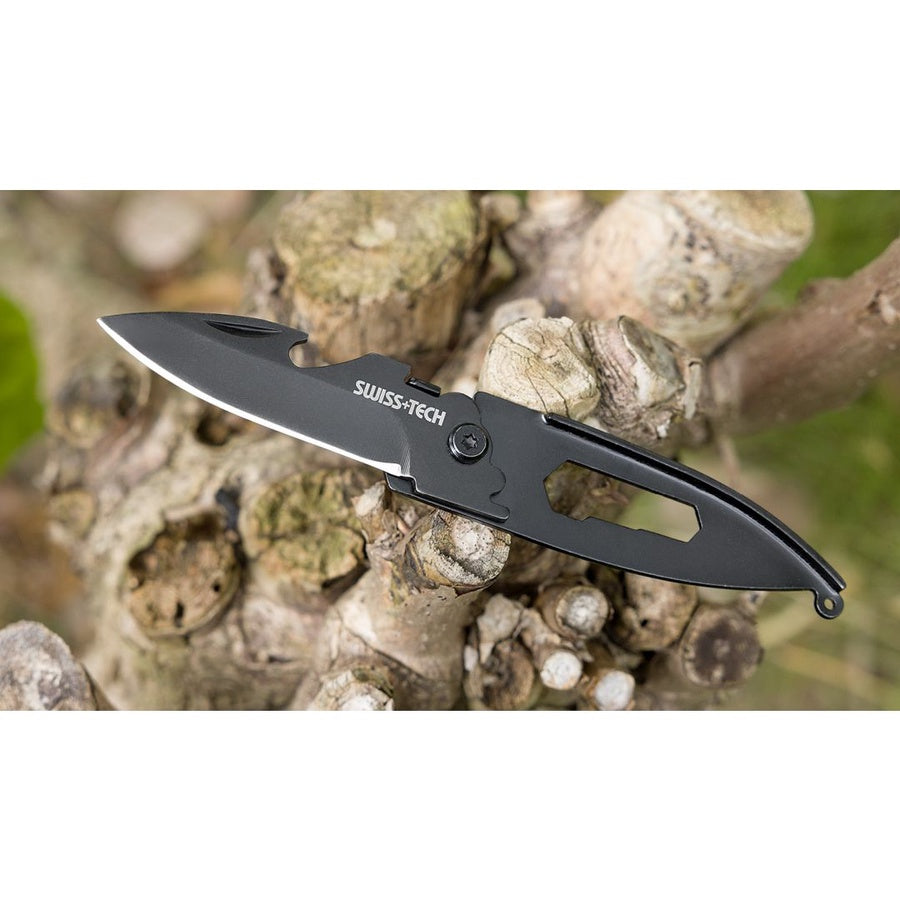 ميدالية سكين طوي متعددة الوظائف 7 في 1 – ST45019 | 7-IN-1 Slim Folding Keychain Knife – ST45019