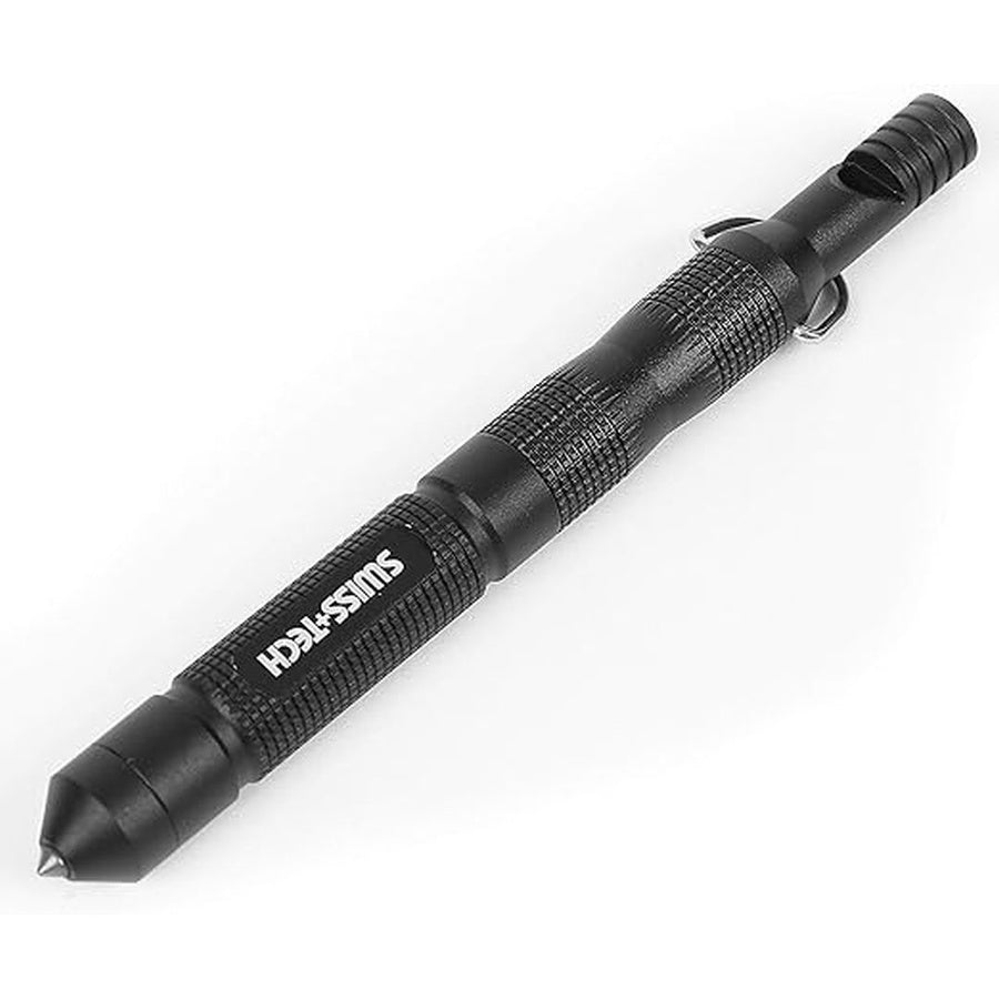 أداة متعددة 6 في 1 مع أداة إشعال النار وكاسر زجاج وصفارة طوارئ – Swiss+Tech ST029006