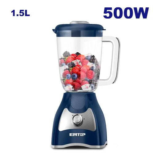 خلاط طعام كهربائي 500 واط 1.5 لتر 2 سرعة