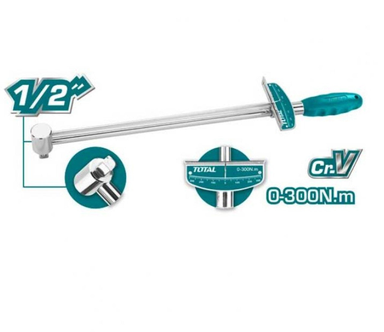 يد شد قطقيقة عزم 40-200 نيوتن من Total