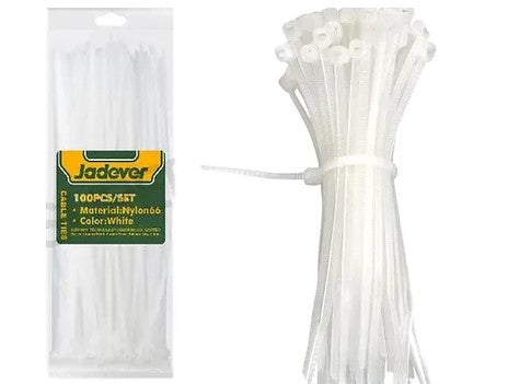 كيبل تاي  أبيض بعدة قياسات من JADEVER