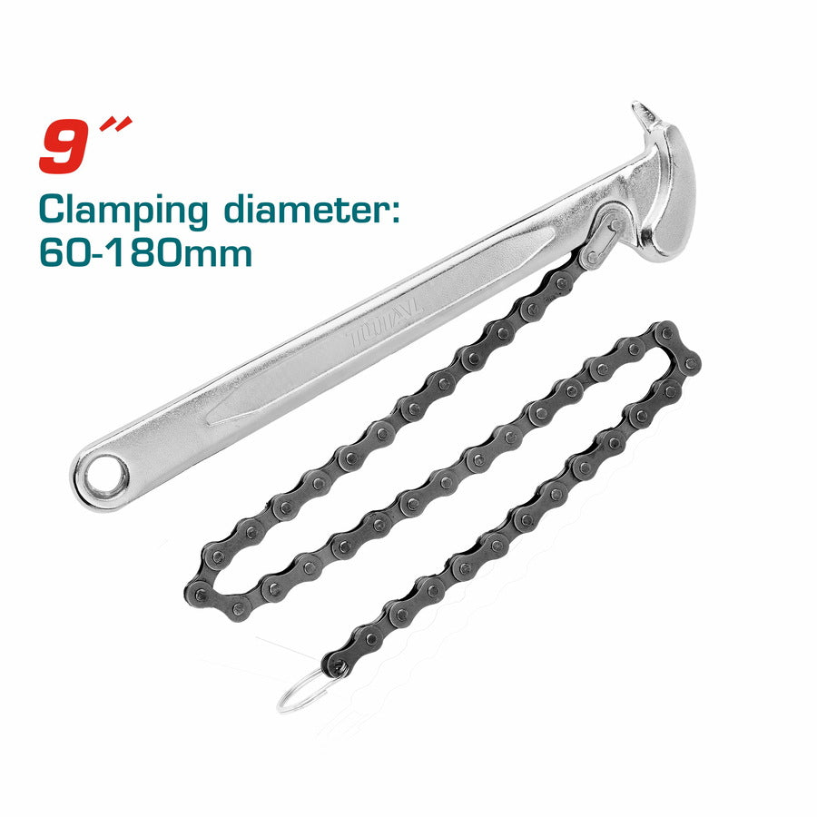 مفتاح فلاتر جنزير 9" من Total