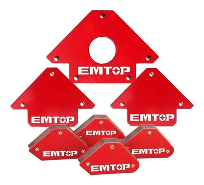 مجموعة حامل اللحام المغناطيسي EMTOP المكونة من 7 قطع