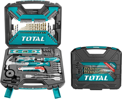 طقم عدة + رشاش دريل 120 قطعة TOTAL